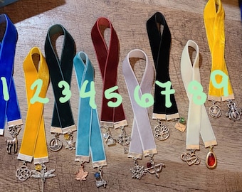 Outlander Velvet Ribbon Bookmark Series