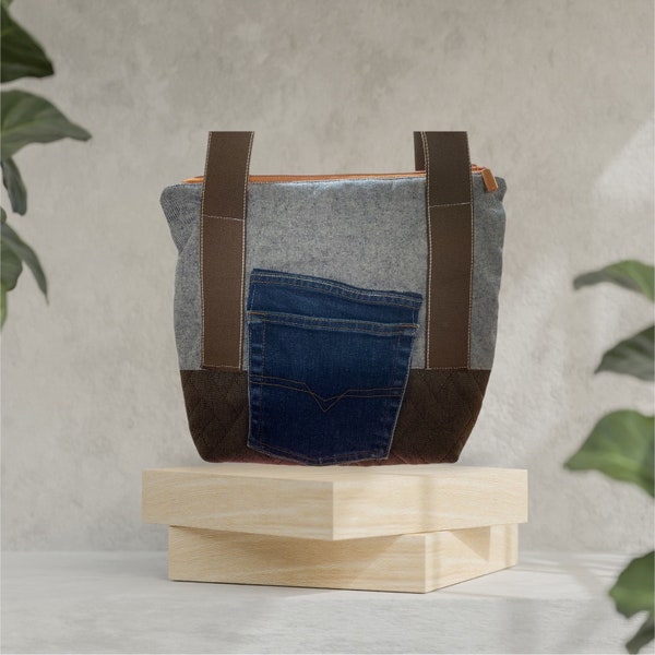 Bag, shopper jeans bag upcycled