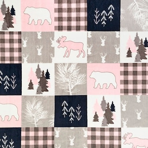Cabin Quilt Cuddle® Blush by Shannon Fabrics