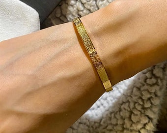 Ayatul Kursi cuff·Allah Islam Muslim Arab Gift Bracelet·Quran bracelet·Protective Bracelet