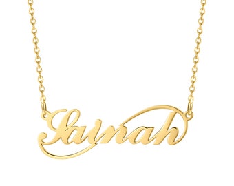 Personalized Name Necklace Custom Name Necklace Personalized Necklace Personalized Name Charm Rose Gold Silver Gold Nameplate Necklace