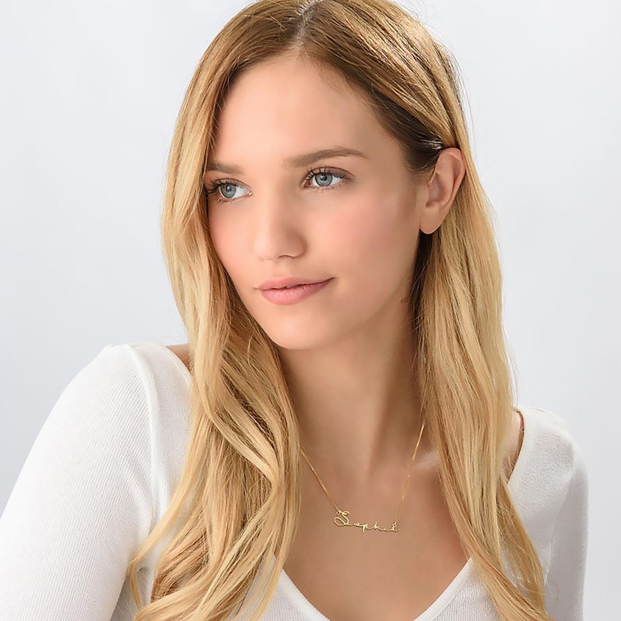 Personalized Name Necklace Custom Name Necklace Personalized Etsy