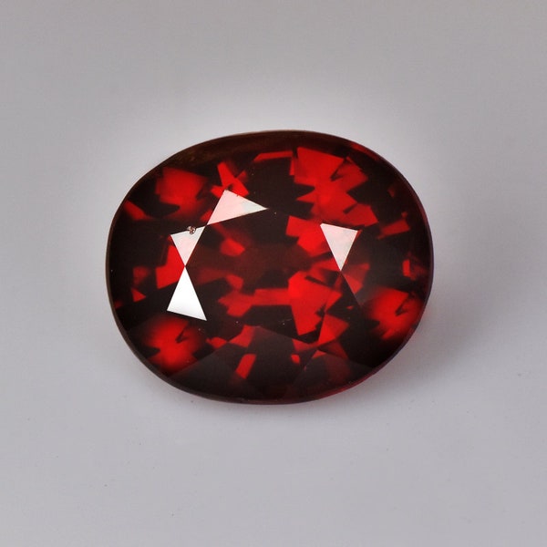 Natural Coke Red Spessartite Garnet | | Oval Cut Garnet | Gemstone Garnet | 1.59 Cts Garnet For jewelry| Free Shipping | Perfect Jewelry