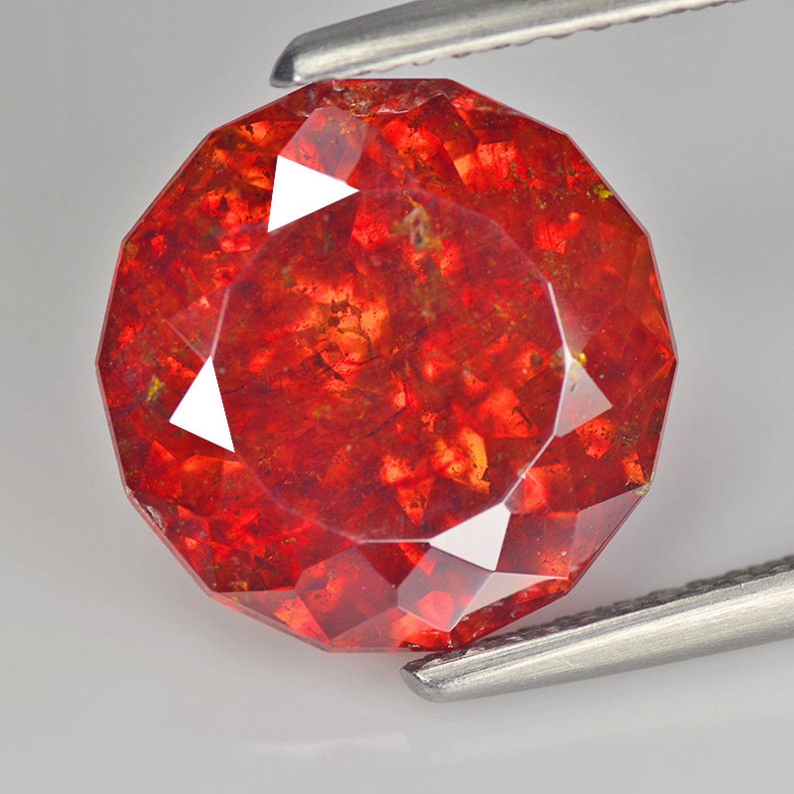 Loose Gemstones Orange Red Sphalerite Orange Red 7.83 Cts Etsy
