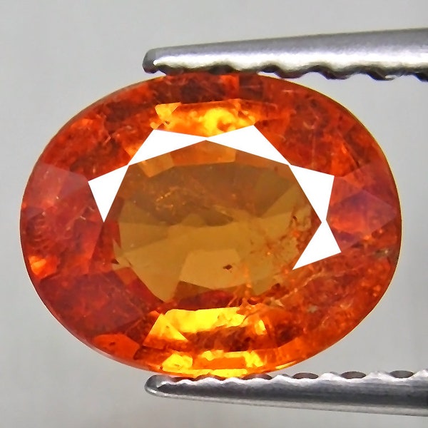 1.05 cts Mandarin Orange Natural Loose Spessartite Garnet | 1.05 cts Loose Gemstone For   Ring Pendant| Perfect for Jewelry |Free Shipping