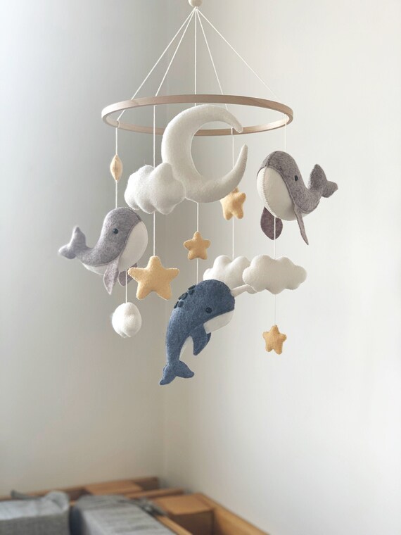 Whale baby store decor