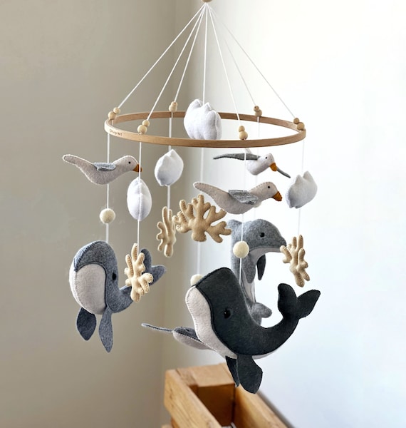 Nursery Decor Nautical Crib Mobile Baby Crib Mobile Ocean Nursery