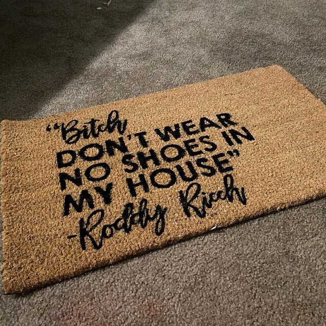 Bitch doormat Roddy ricch doormat Funny Door mat New Etsy