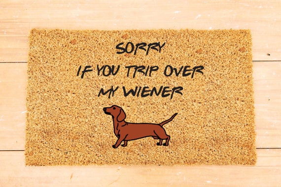 weiner dog doormat