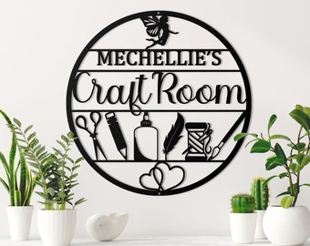 Create Metal Word Create Sign Office Decor Craft Room Decor Create 3 