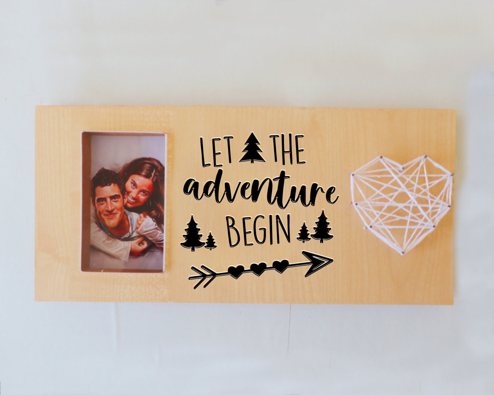 LET the ADVENTURE BEGIN frame with clip