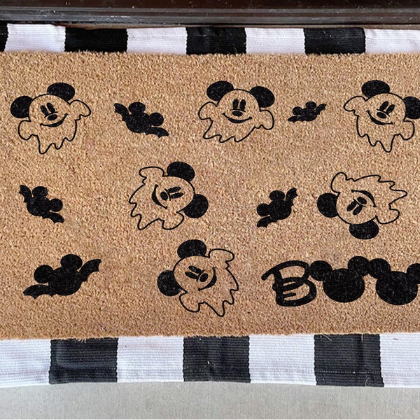 Halloween Door Mat Etsy