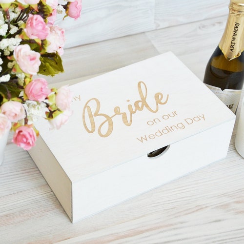 Bride Gift Box Groom to Bride Gift Wedding Day Gift for Etsy