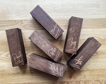 Personalized Wooden Groomsmen Gift Box: Bachelor Party Proposal