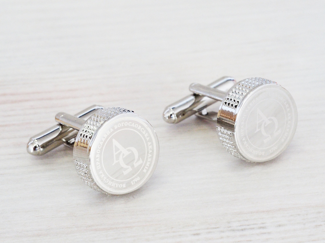 Custom Engraved Cufflinks as Corporate or Business Gifts Etsy
