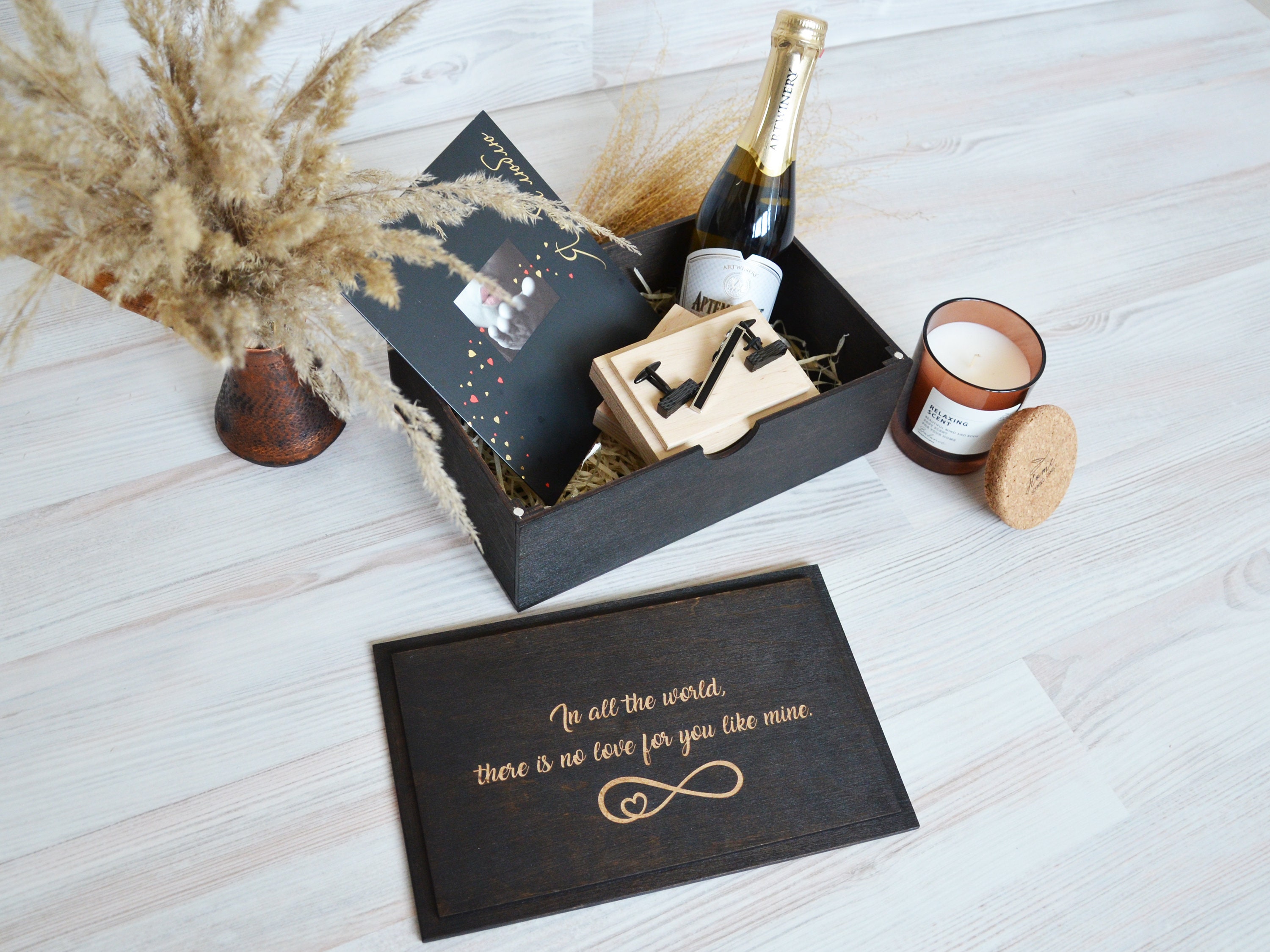 Groom Box For Wedding Gift From Bride Wooden Keepsake Gift Etsy