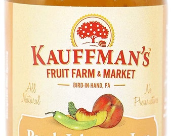 Kauffman Orchards All-Natural Peach Jalapeno Jam, 9 oz. Jar