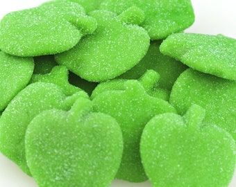 Kauffman Orchards Gummi Sour Green Apple Candy