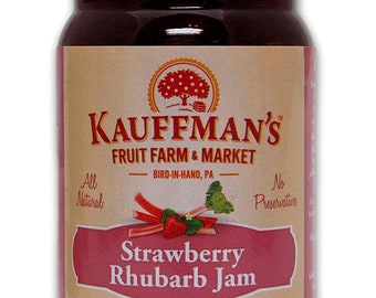 Kauffman's All-Natural Strawberry Rhubarb Jam