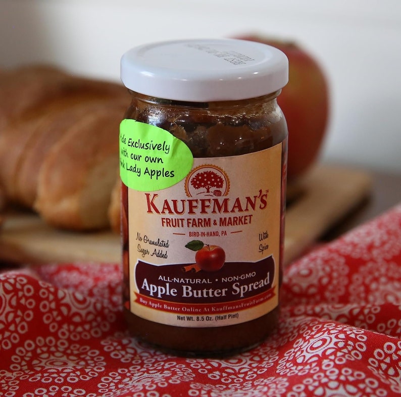 Crema de manzana para untar de Kauffman Orchards, elaborada con manzanas Pink Lady. imagen 4