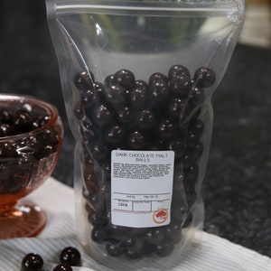 Kauffman Orchards Dark Chocolate Covered Malt Balls In Bulk