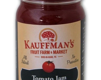 Kauffman Orchards Tomato Jam, All Natural, No Preservatives, 9 oz. Jar
