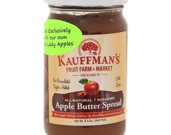 Kauffman Orchards Apple Butter Spread, Made with Pink Lady Apples