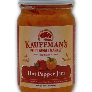 Kauffman Orchards Hot Pepper Jam, All Natural, No Preservatives