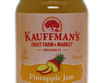 Kauffman's All-Natural Pineapple Jam, 9 Oz. Jar