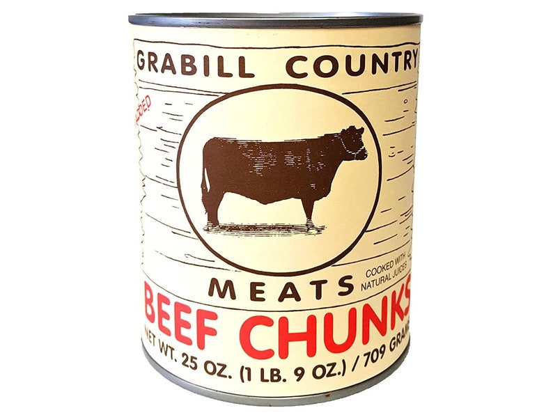 Grabill Country Meats Canned Beef Chunks Favorite Amish Food Etsy