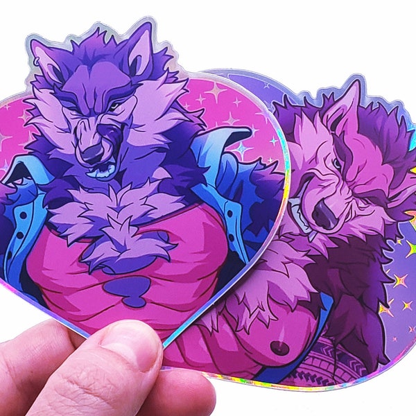 Werewolf Boyfriend Vinyl Sticker