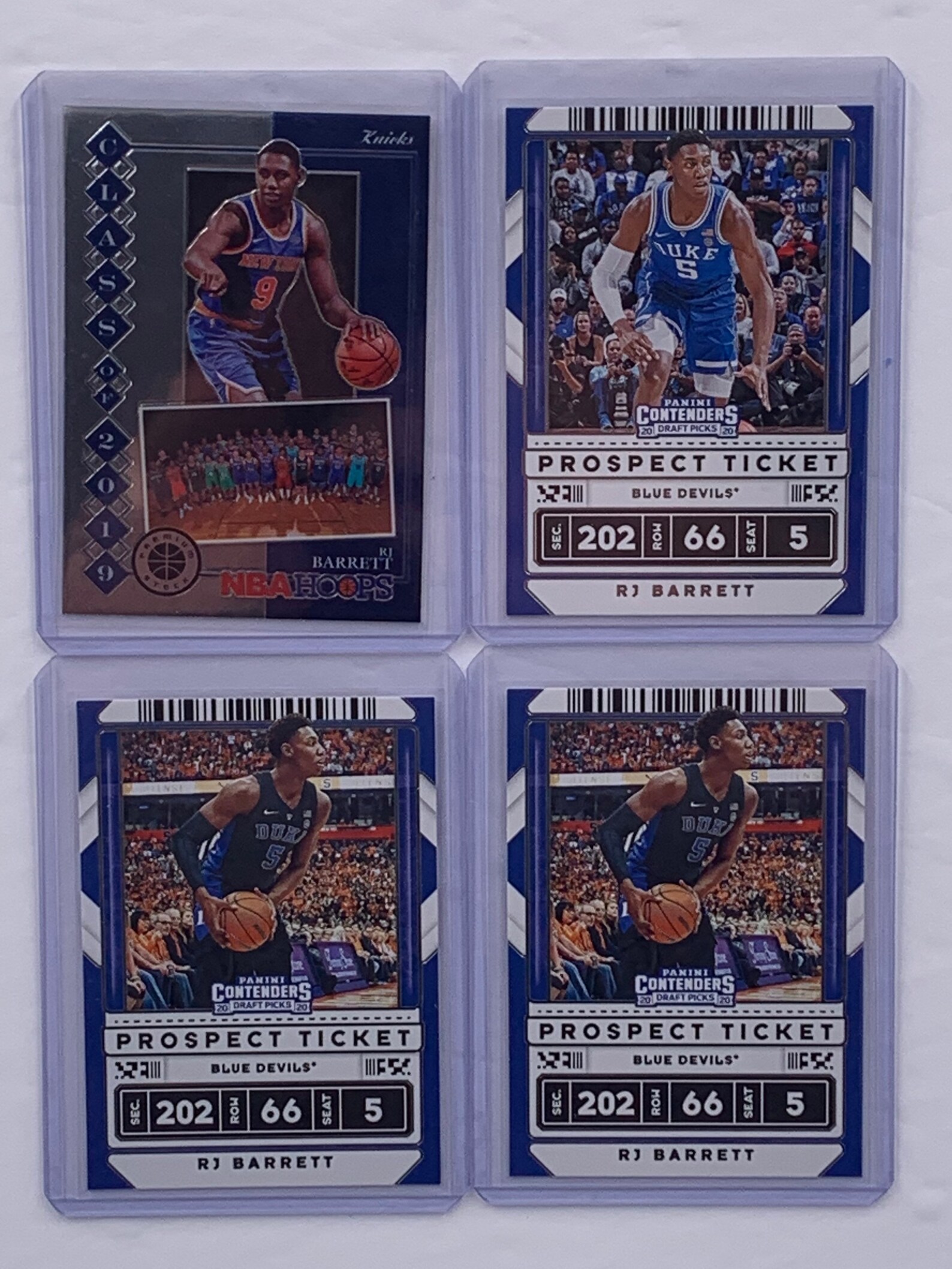 2020 21 Panini Donruss NBA Hoops Contenders RJ Barrett Rookie Etsy