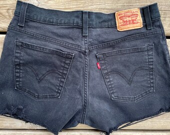 Black Levi Shorts - Etsy Australia