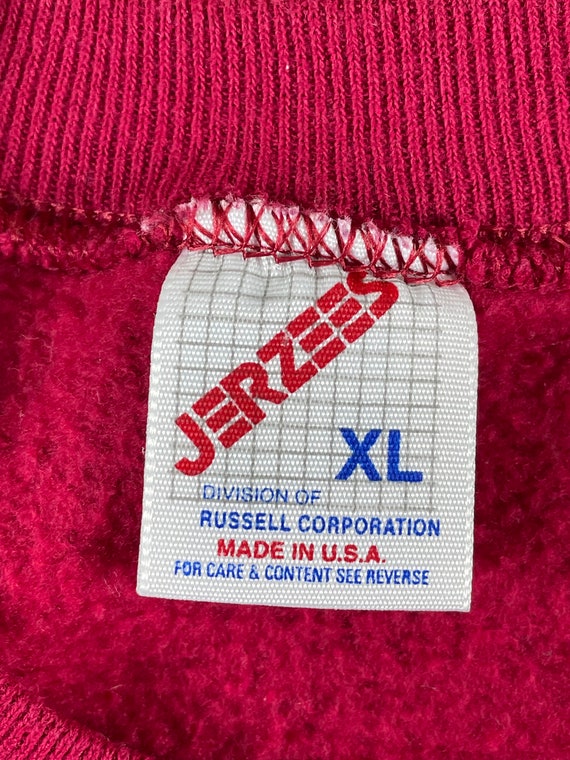 Vintage 80’s/90’s Jerzees Blank Crewneck Sweatshi… - image 3