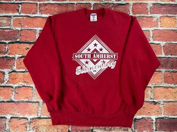 Vintage South Amherst Ohio Crewneck Sweatshirt, 9… - image 1