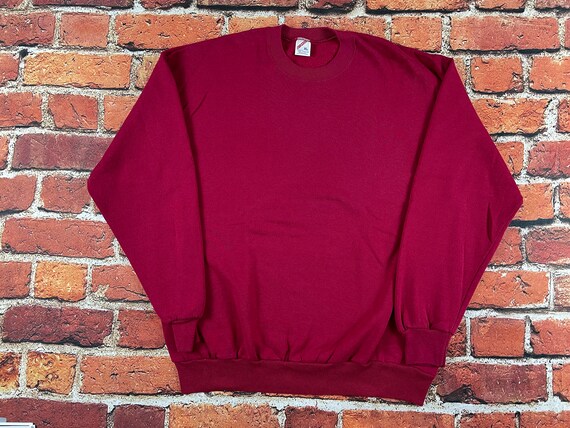 Vintage 80’s/90’s Jerzees Blank Crewneck Sweatshi… - image 1