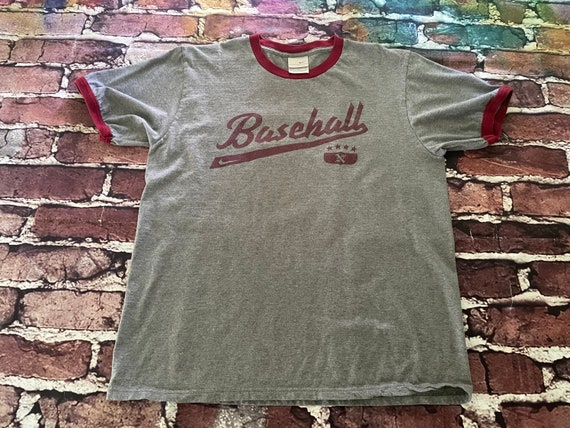 Vintage Nike Baseball Ringer T Shirt (Large) - image 1