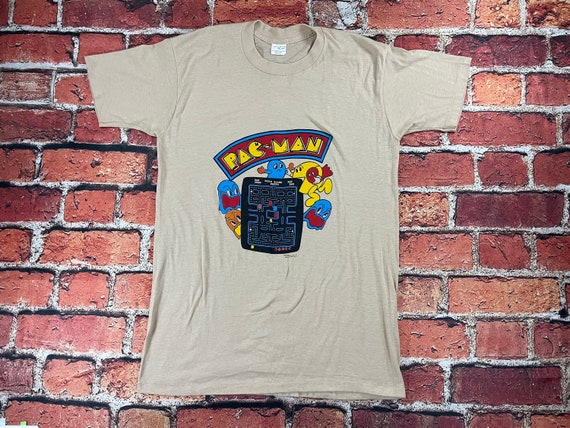 Vintage 80’s Pac Man Single Stitch T Shirt, Video… - image 1