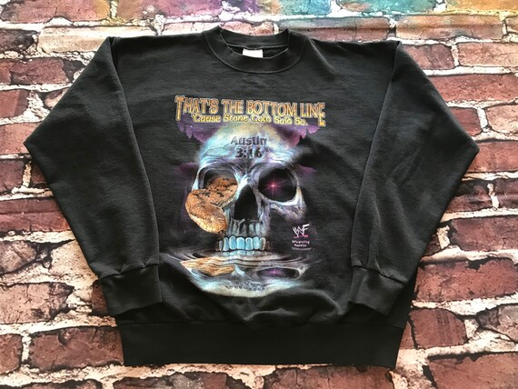 Rare Vintage Stone Cold Steve Austin Crewneck Swea