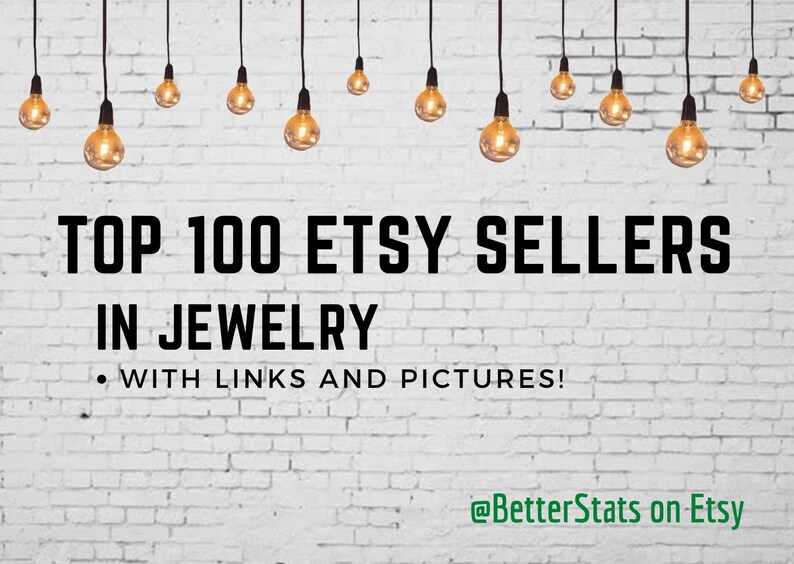 Best Etsy sellers in jewelry category Top 100 Etsy sellers Etsy