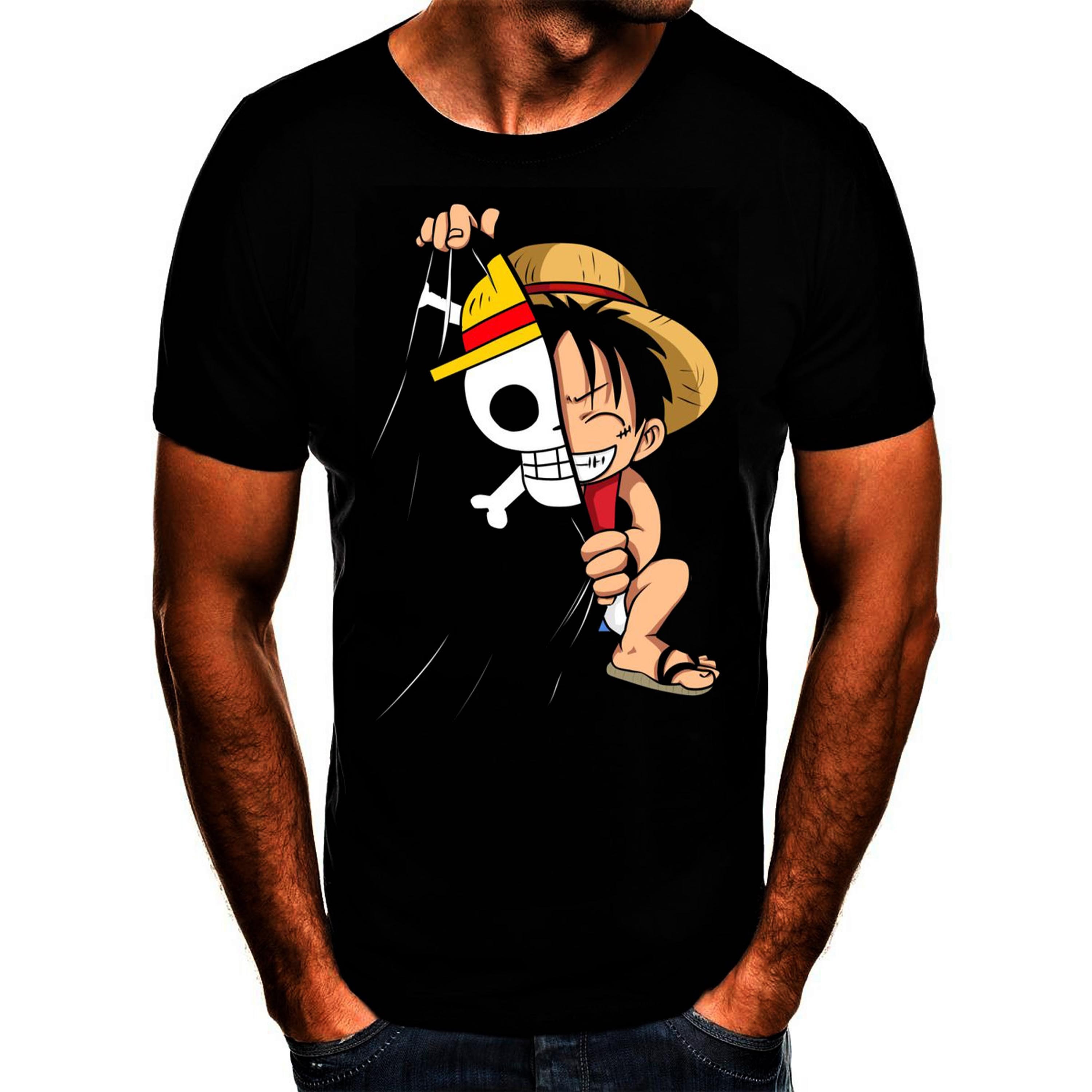 One Piece Anime Peripheral Clothes Luffy Solomon Justice  Tshirt HD Png  Download  Transparent Png Image  PNGitem