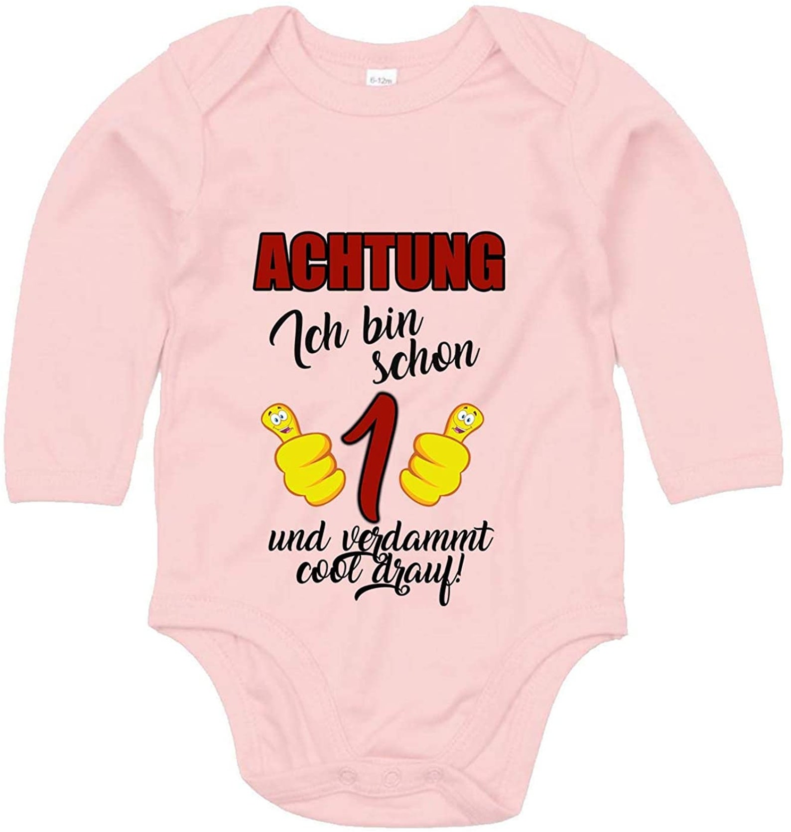 Shirtbude Ich Bin Schon 1 Jahr alt Langarm rosé Familien Etsy