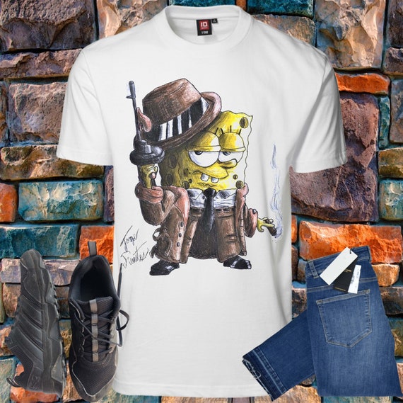 spongebob gangster t shirt