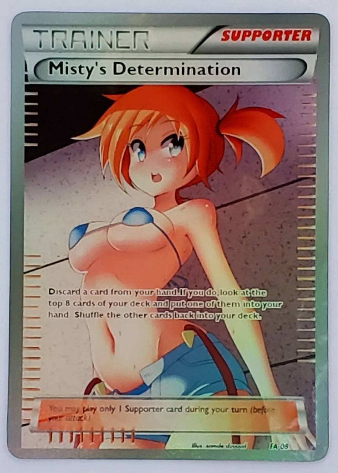 Legendary Shiny Rare Pokemon MISTY'S DETERMINATION TRAINER - Etsy Hong Kong