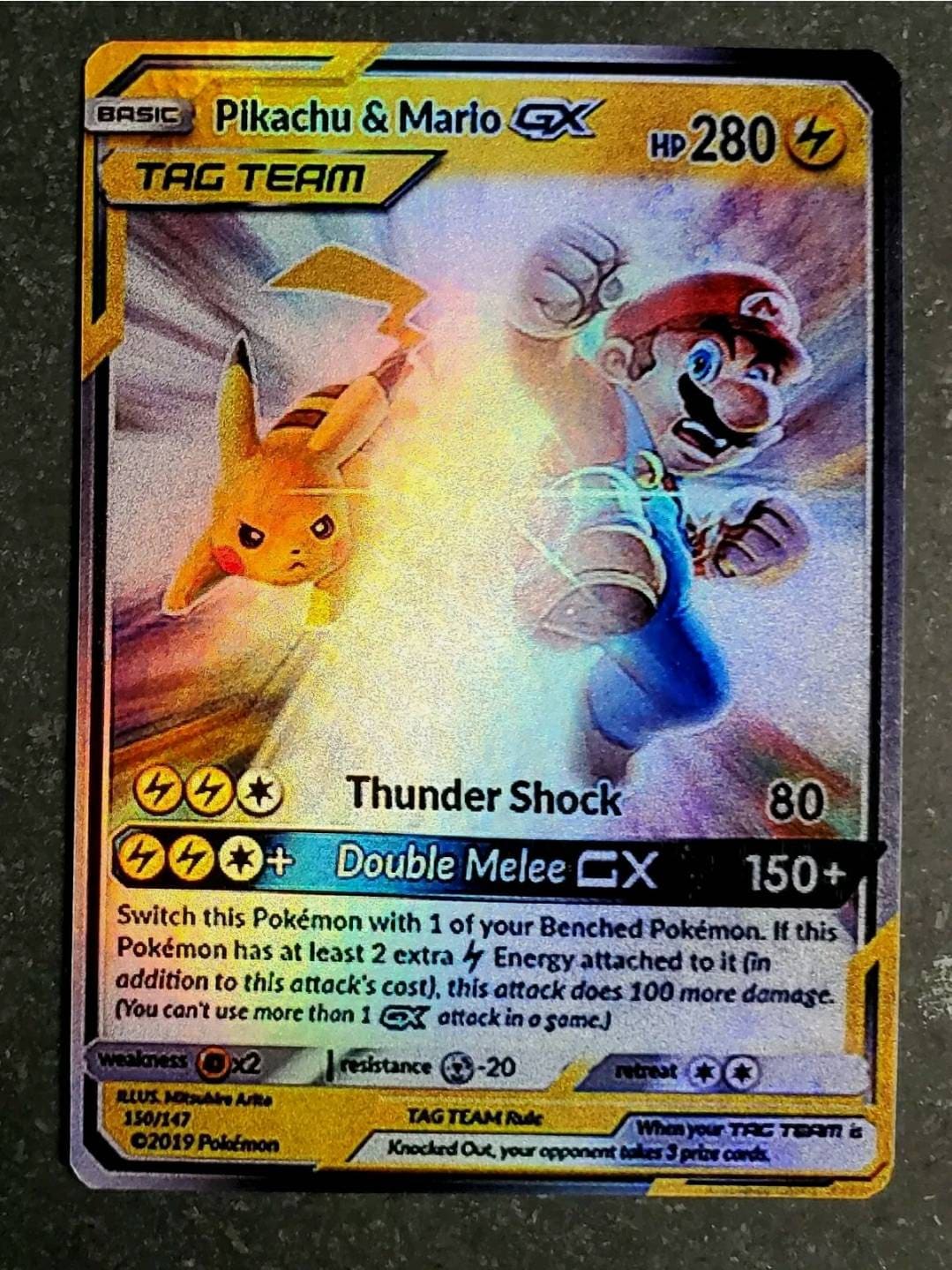 Rare Legendary Pokemon Shiny Collectible Pikachu Mario Gx Etsy Denmark