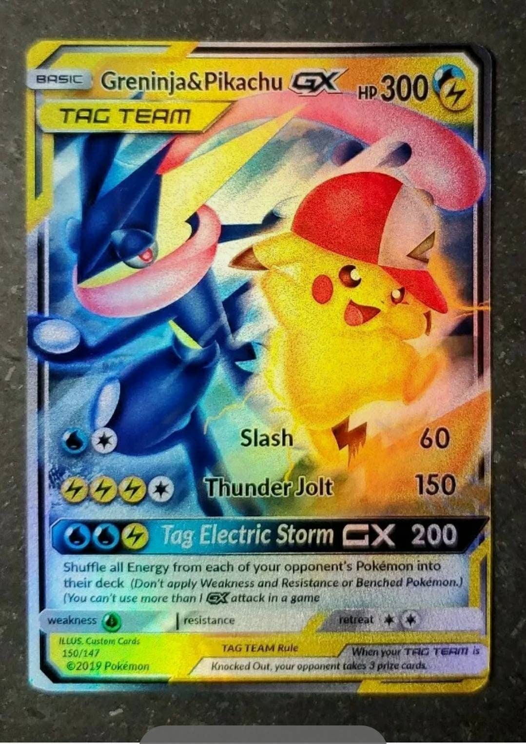 Shiny Greninja Gx Etsy