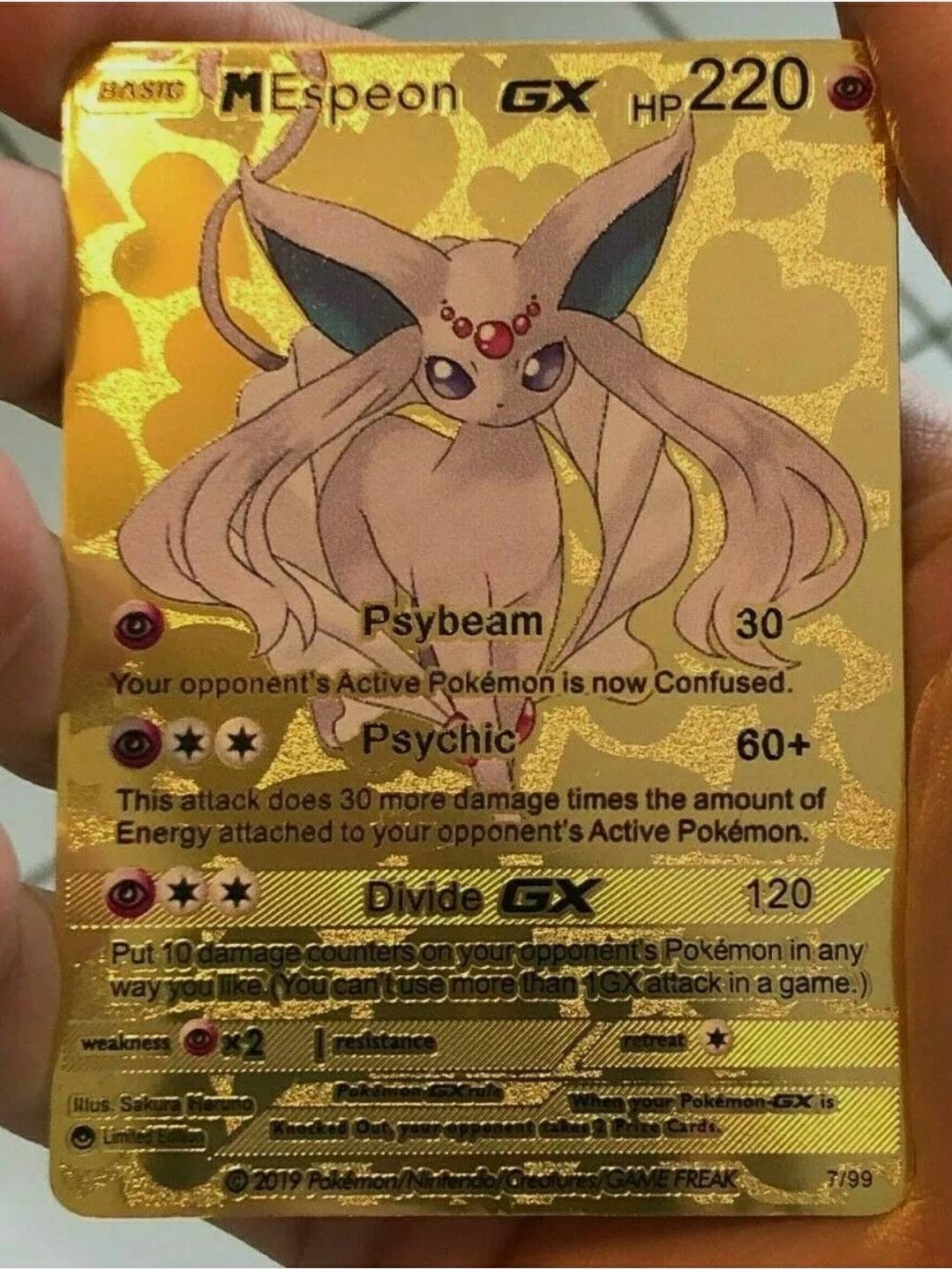 Rare Legendary Pokemon Shiny Collectible Pokemon Mega Espeon Etsy Ireland