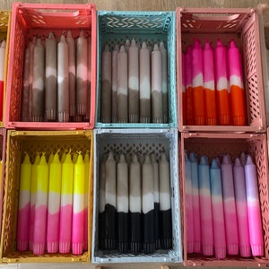 Dip Dye Candle
