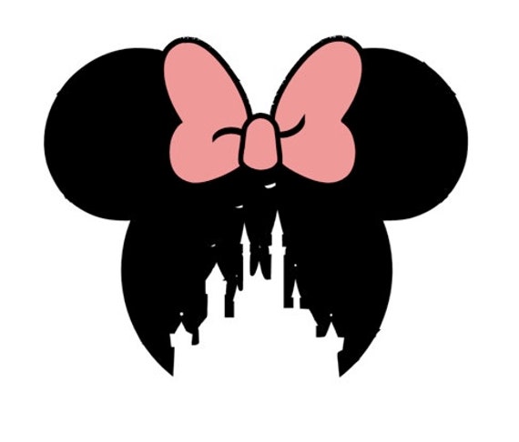 Minnie Mouse Head Castle Svg Minnie Mouse Castle Png Disney Castle
