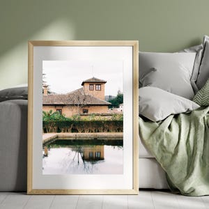Printable Alhambra Spain Digital Download, Wall Art Prints, Printable Wall Art, Granada Spain, Mediterranean Photography,Neutral Color Decor
